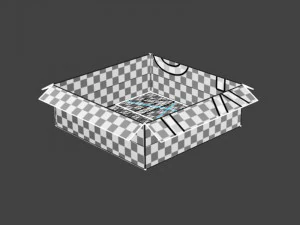 Cardboard box 21 3D Model