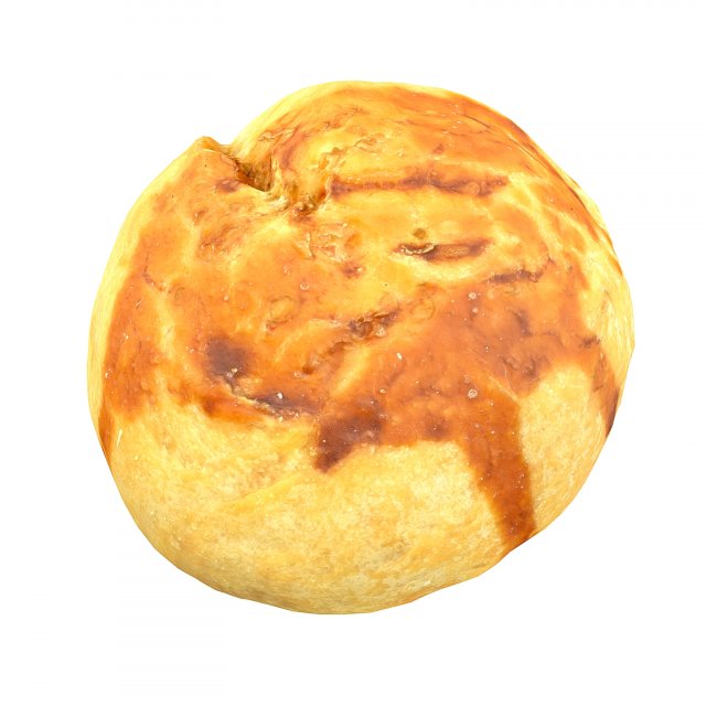 Cookie 08 3D Model .c4d .max .obj .3ds .fbx .stl .blend 