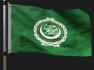 Flag of arab-league Modelo 3D