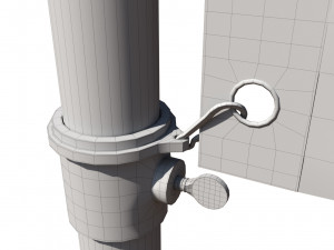 Flag of bosnia and herzegovina 3D Model