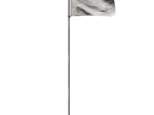 Flag of bosnia and herzegovina 3D Model