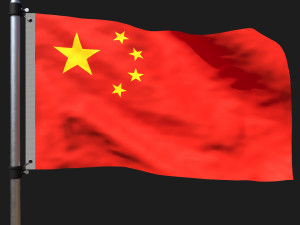 Flag of china 3D 모델
