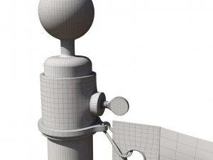 Flag of comoros 3D Model