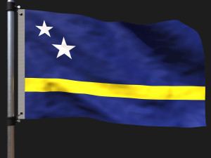 Flag of curacao 3D Model