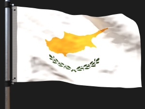 Flag of cyprus 3D Модель
