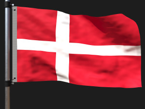 Flag of delaware 3D Model