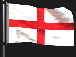 Flag of england 3D Model