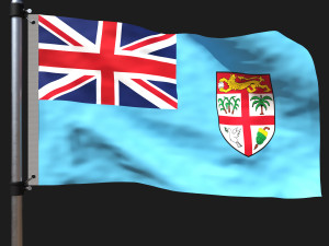 Flag of fiji 3D Model