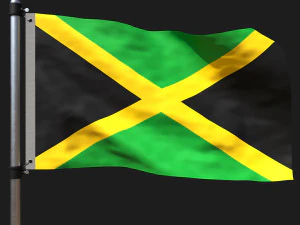 जमैका का झंडा 3D मॉडल
