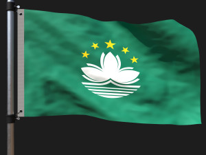 Flag of macau 3D मॉडल