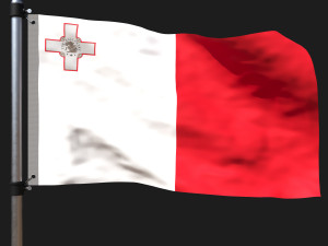 Flag of malta 3D Model