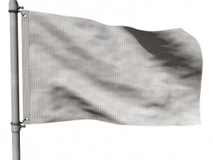 Flagge von Namibia 3D Modell