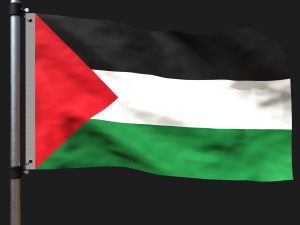 Flag of palestine Modelo 3D