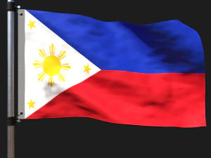 Flaga Filipin Model 3D