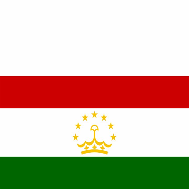 Flag of tajikistan 3D Model .c4d .max .obj .3ds .fbx .stl .blend 