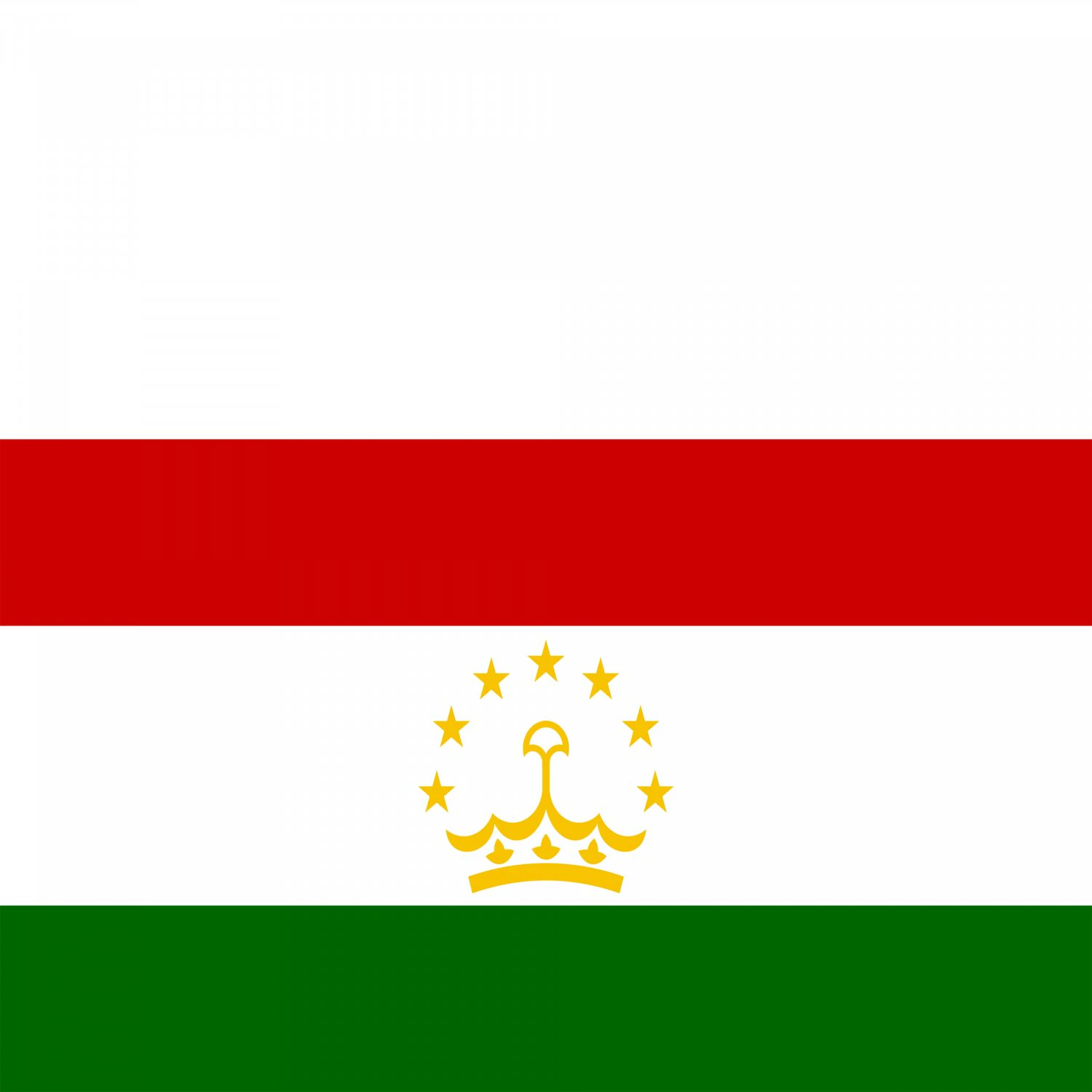 Flag of tajikistan 3D Model .c4d .max .obj .3ds .fbx .stl .blend 