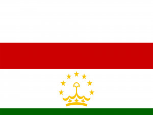 Flag of tajikistan 3D Model
