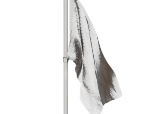 Flag of madagascar 02 Modelo 3D
