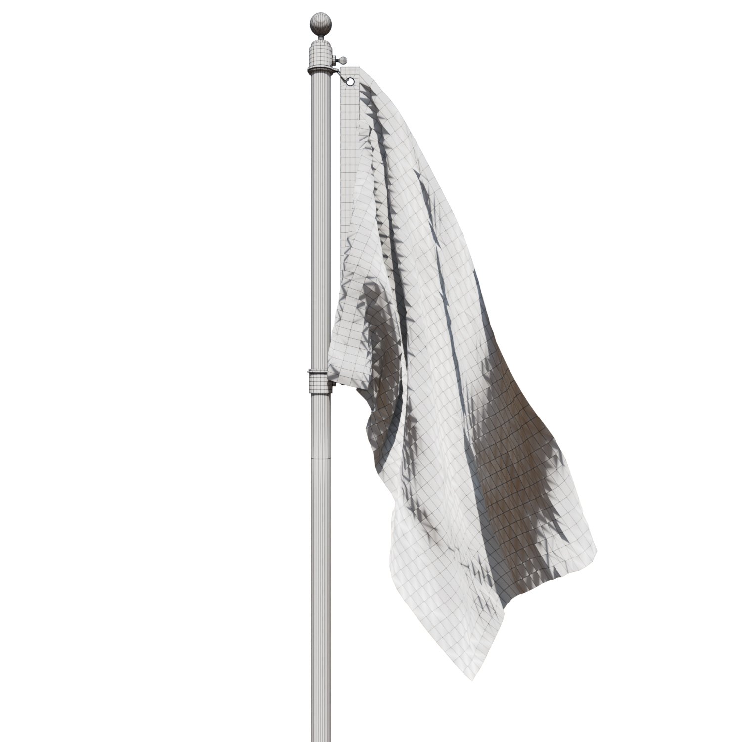 Flag of saint kitts and nevis 02 Modello 3D in Decoration 3DExport
