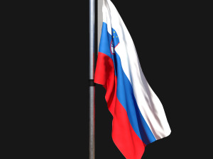 Flag of slovenia 02 3D मॉडल