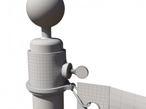 Flag of uzbekistan 02 3Dモデル