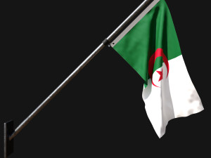 Flag of algeria 03 3D Model