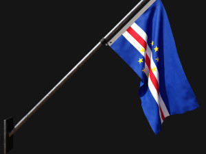 Flag of cape verde 03 3D Модель
