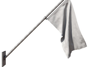 Flag of czech republic 03 3D 모델