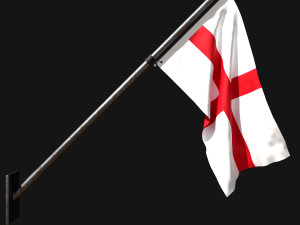 Flag of england 03 Modello 3D
