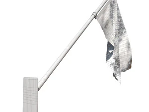 Flag of israel 03 3D Model