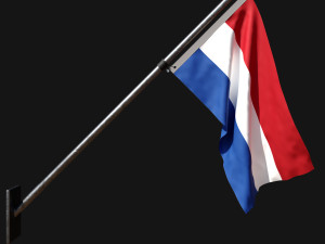 Flag of netherlands 03 3D Model