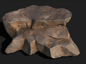 Mountain Rock Pack 01 3D Модель