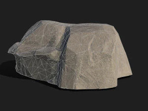Mountain Rock Pack 01 3D Model