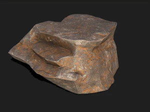 Mountain Rock Pack 01 3D Model