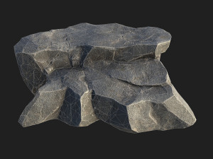 Mountain Rock Pack 02 3D Model