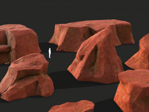 Mountain Rock Pack 03 3D Model
