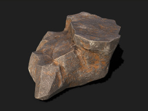 Mountain Rock 02 Model 3D