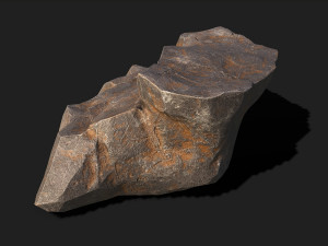 Mountain Rock 02 Model 3D
