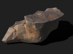 Mountain Rock 02 Model 3D