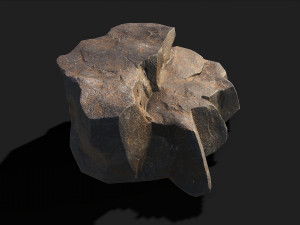 Mountain Rock 02 Model 3D