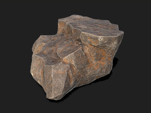 Mountain Rock 02 Model 3D