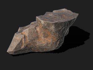 Mountain Rock 02 Model 3D