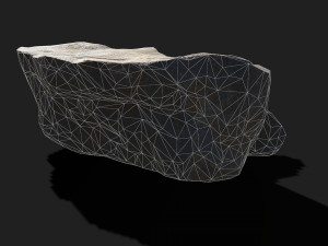 Mountain Rock 02 Model 3D