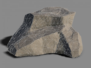 Mountain Rock 02 3D Модель