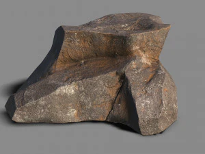 Mountain Rock 02 3D Model