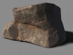 Mountain Rock 02 3D Model