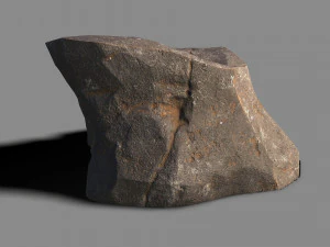 Mountain Rock 02 3D Model