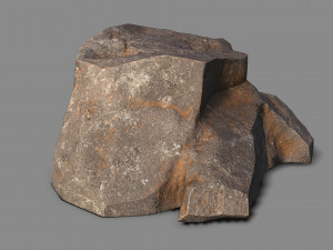 Mountain Rock 02 3D Модель