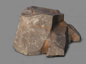 Mountain Rock 02 3D Model