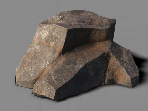 Mountain Rock 02 3D Model
